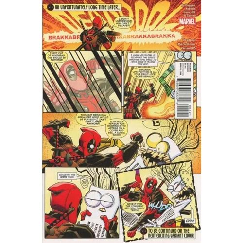 DEADPOOL (2016) # 5 KOBLISH SECRET COMIC VARIANT