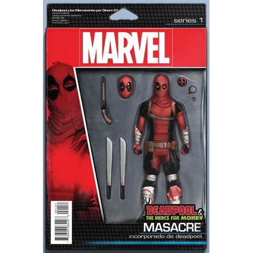 DEADPOOL & THE MERCS FOR MONEY (SECOND SERIES) # 1 CHRISTOPHER ACTION FIGURE VARIANT