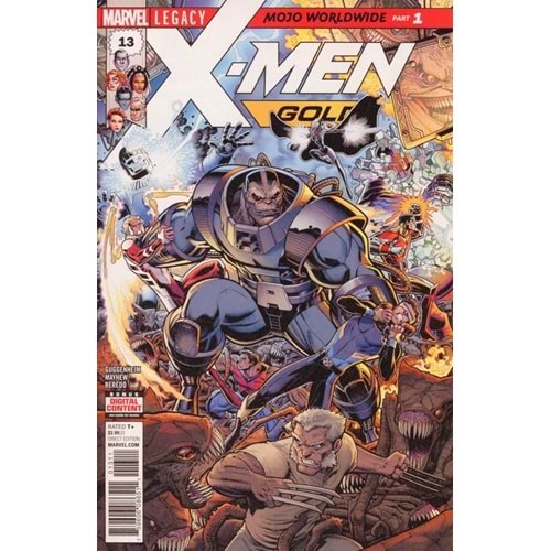 X-MEN BLUE # 13 X-MEN GOLD # 13 CONNECTING SET