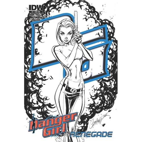 DANGER GIRL RENEGADE # 3 COVER B J SCOTT CAMPBELL SUBSCRIPTION VARIANT