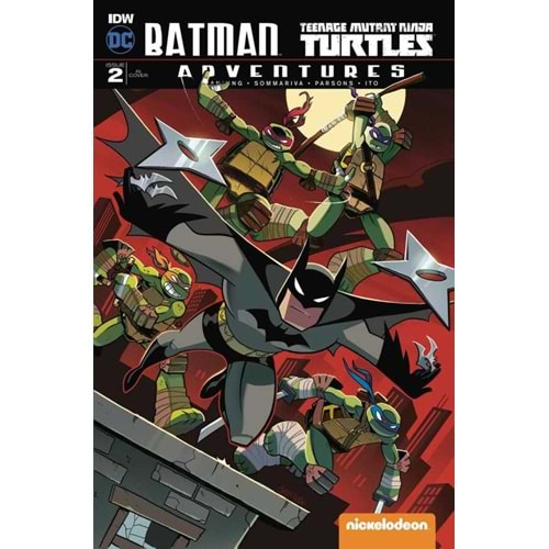 BATMAN TEENAGE MUTANT NINJA TURTLES ADVENTURES # 2 1:10 THOMAS VARIANT