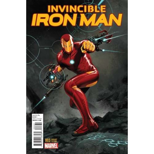 INVINCIBLE IRON MAN (2015) # 3 1:25 EPTING VARIANT