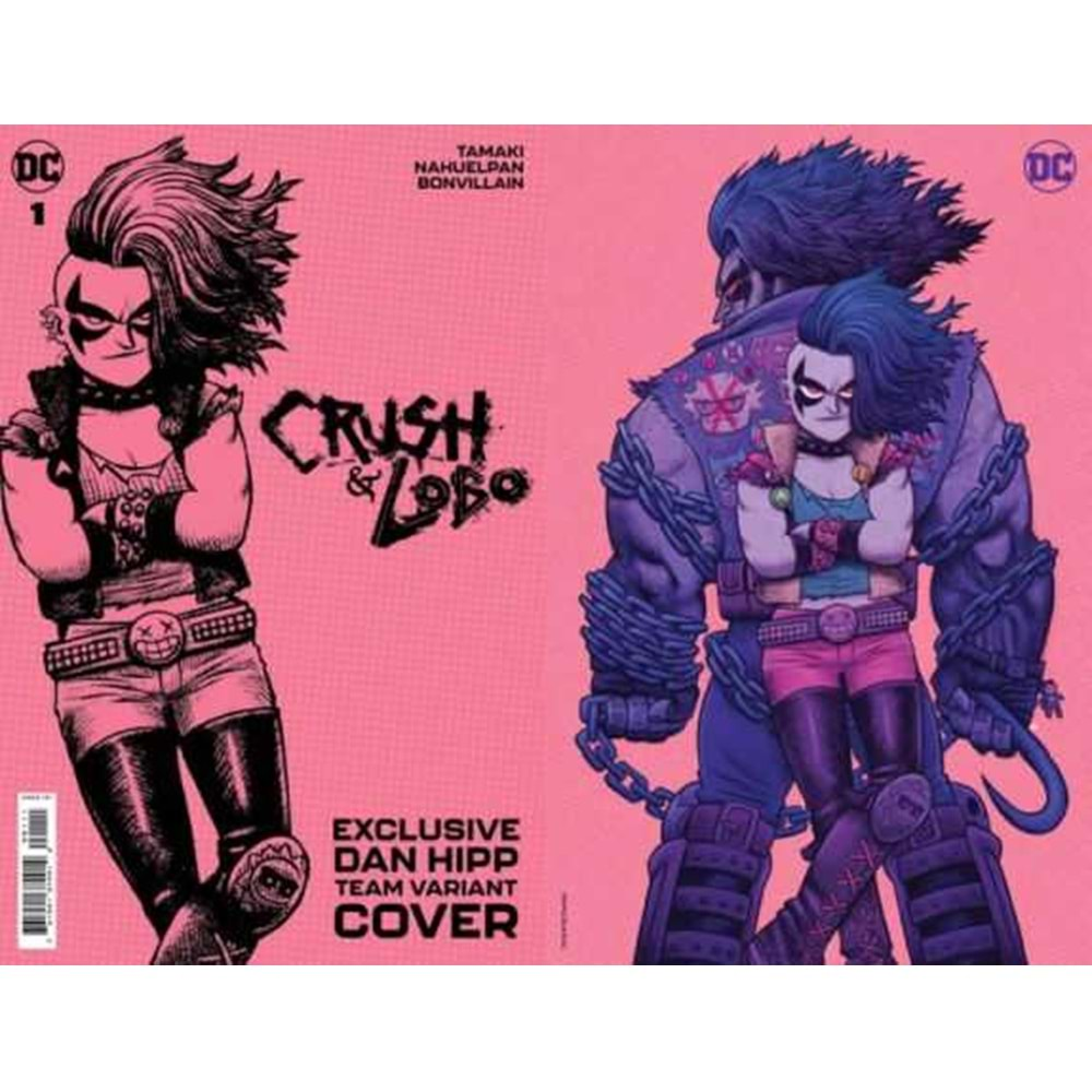 CRUSH & LOBO # 1 TEAM COVER DAN HIPP FOIL CARD STOCK VARIANT