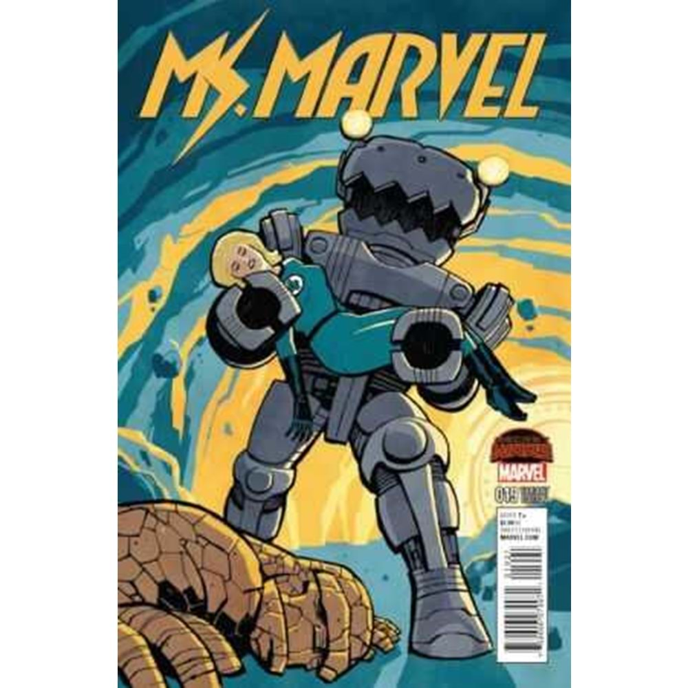 MS MARVEL (2014) # 19 CHIANG KIRBY MONSTER VARIANT