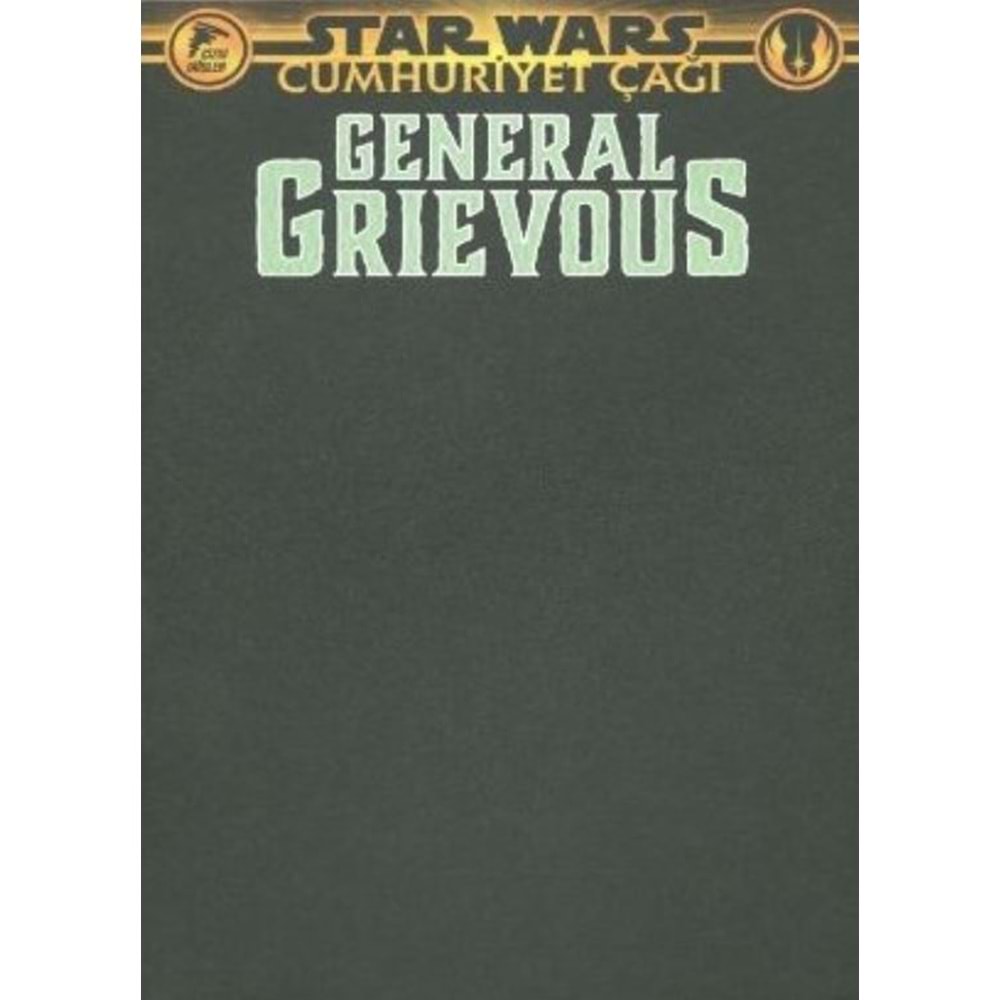 STAR WARS CUMHURİYET ÇAĞI GENERAL GRIEVOUS SİYAH BOŞ KAPAK