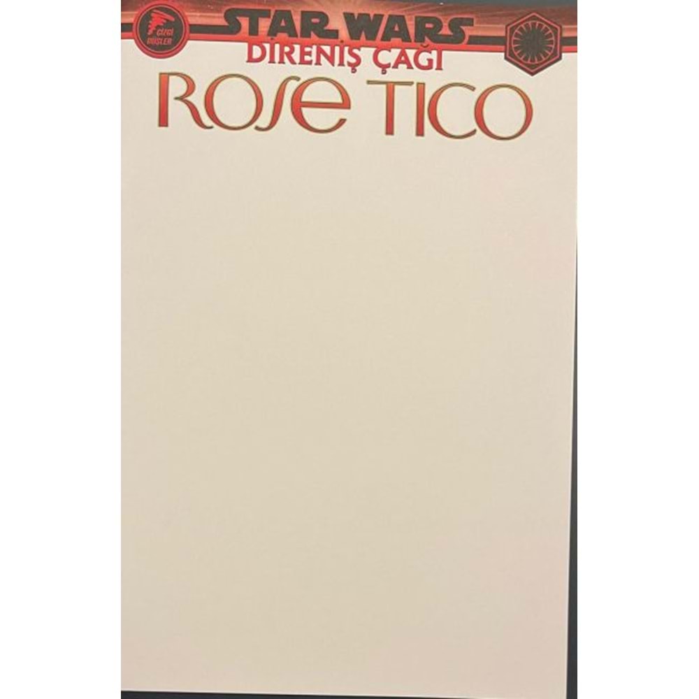 STAR WARS DİRENİŞ ÇAĞI ROSE TICO BOŞ KAPAK