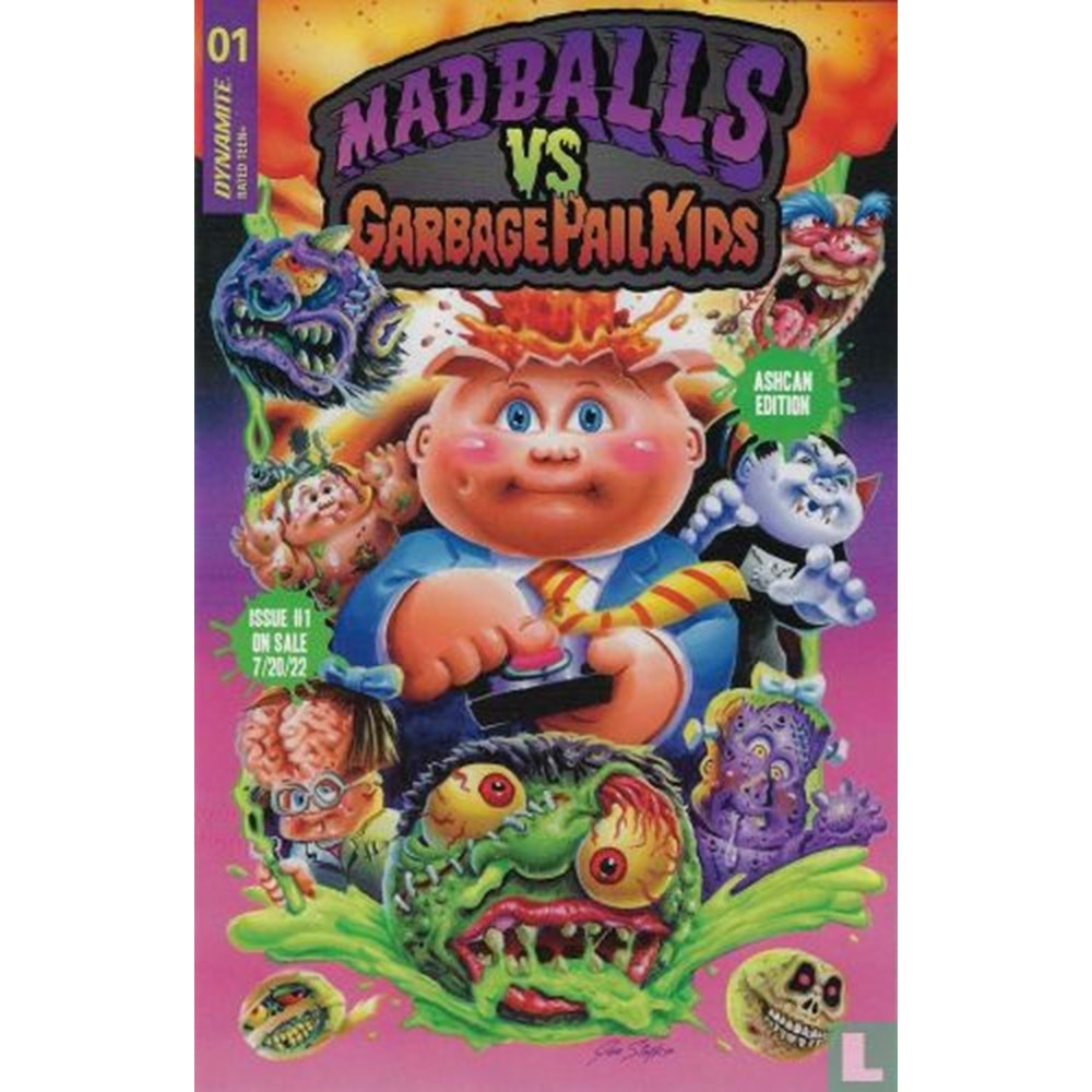 MADBALLS VS GARBAGE PAIL KIDS # 1 ASHCAN EDITION