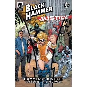 BLACK HAMMER JUSTICE LEAGUE # 1-5 TAM SET (İLK SAYI PAQUETTE VARIANT)