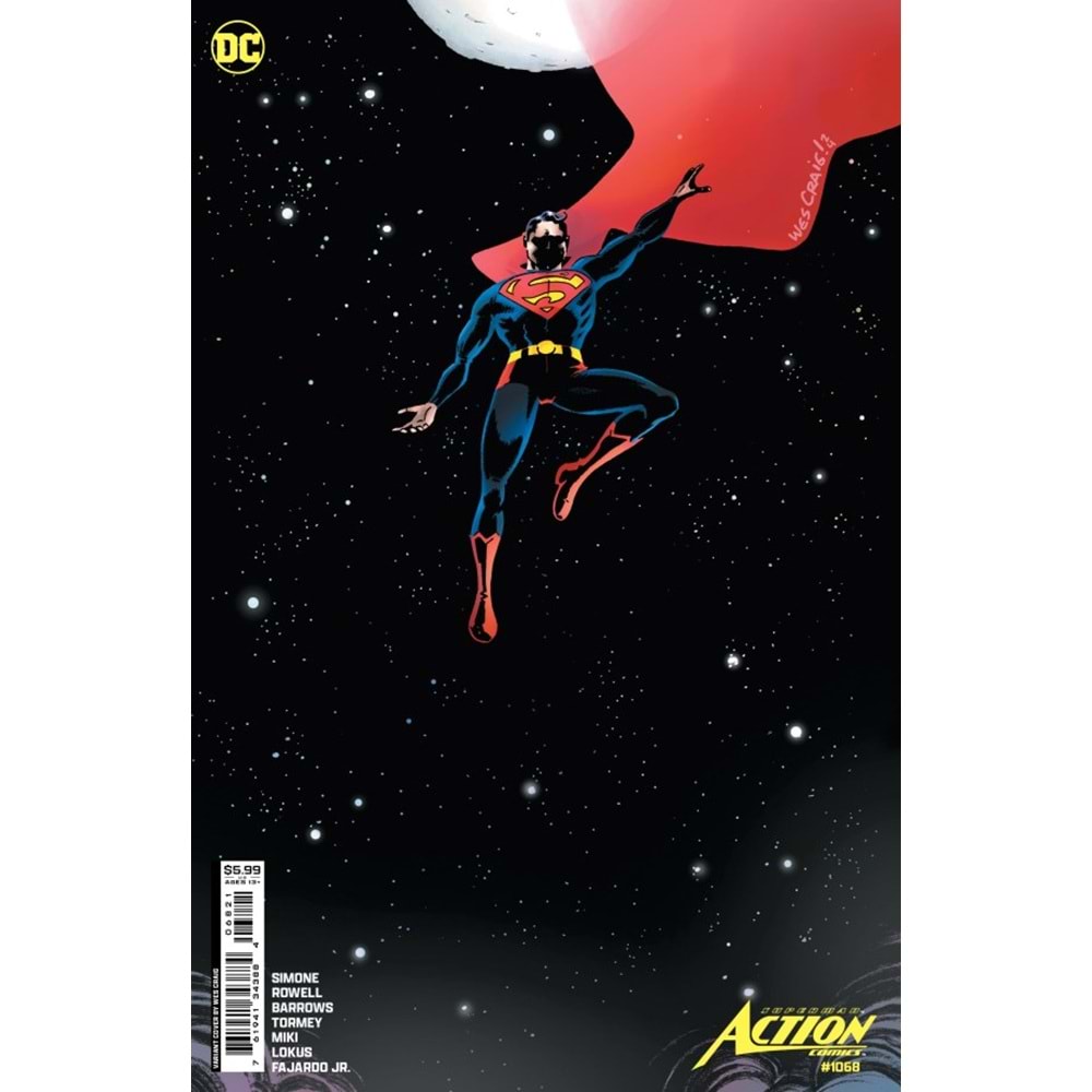 ACTION COMICS (2016) # 1068 COVER B WES CRAIG CARD STOCK VARIANT