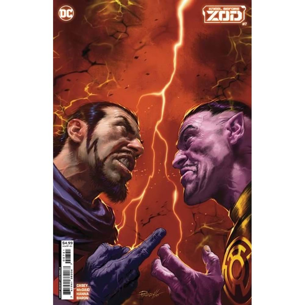 KNEEL BEFORE ZOD # 7 (OF 12) COVER B LUCIO PARRILLO CARD STOCK VARIANT