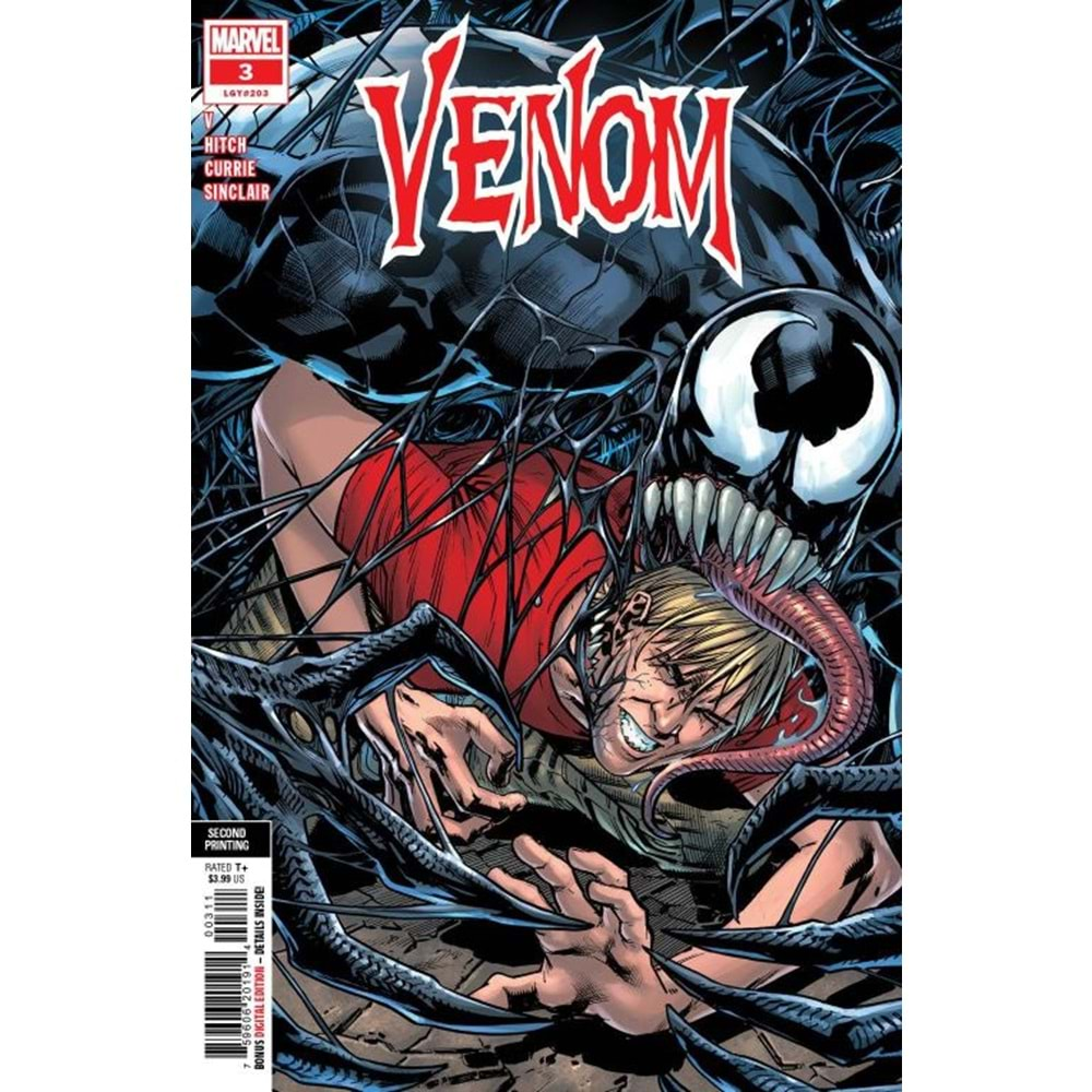 VENOM (2021) # 3 SECOND PRINTING HITCH VARIANT