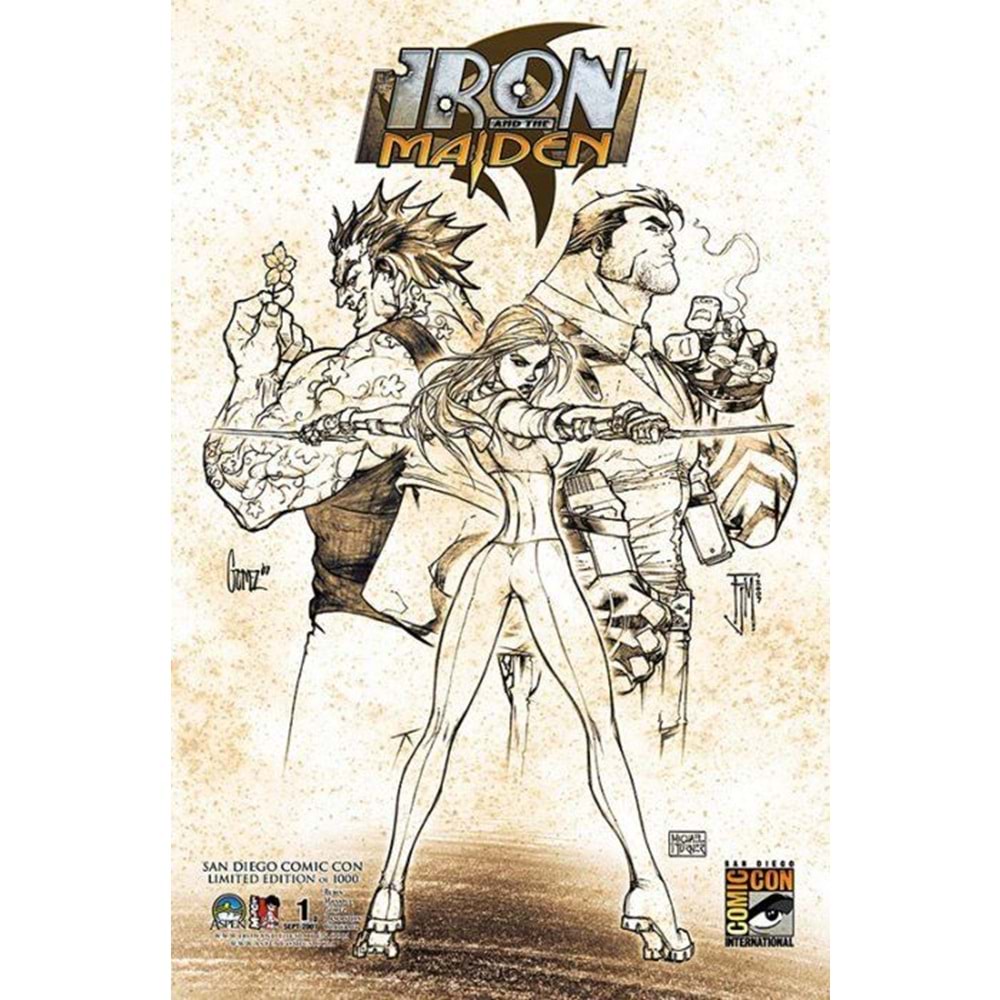 IRON AND THE MAIDEN # 1 SAN DIEGO COMIC CON VARIANT
