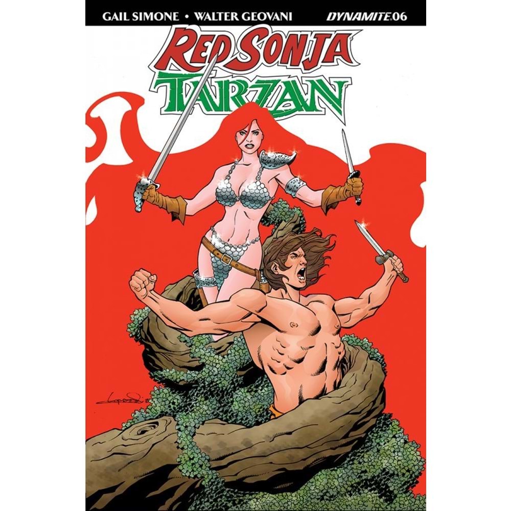 RED SONJA TARZAN # 6 COVER C LOPRESTI