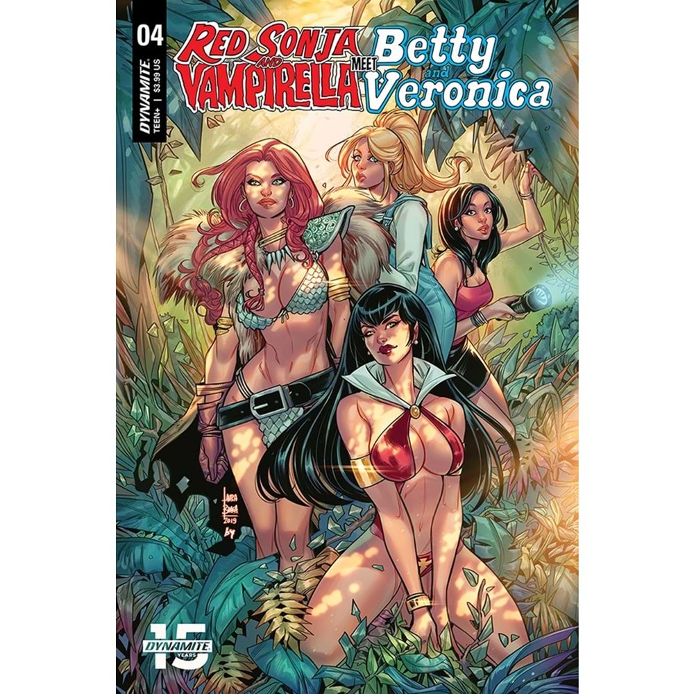 RED SONJA AND VAMPIRELLA MEET BETTY AND VERONICA # 4 COVER C BRAGA