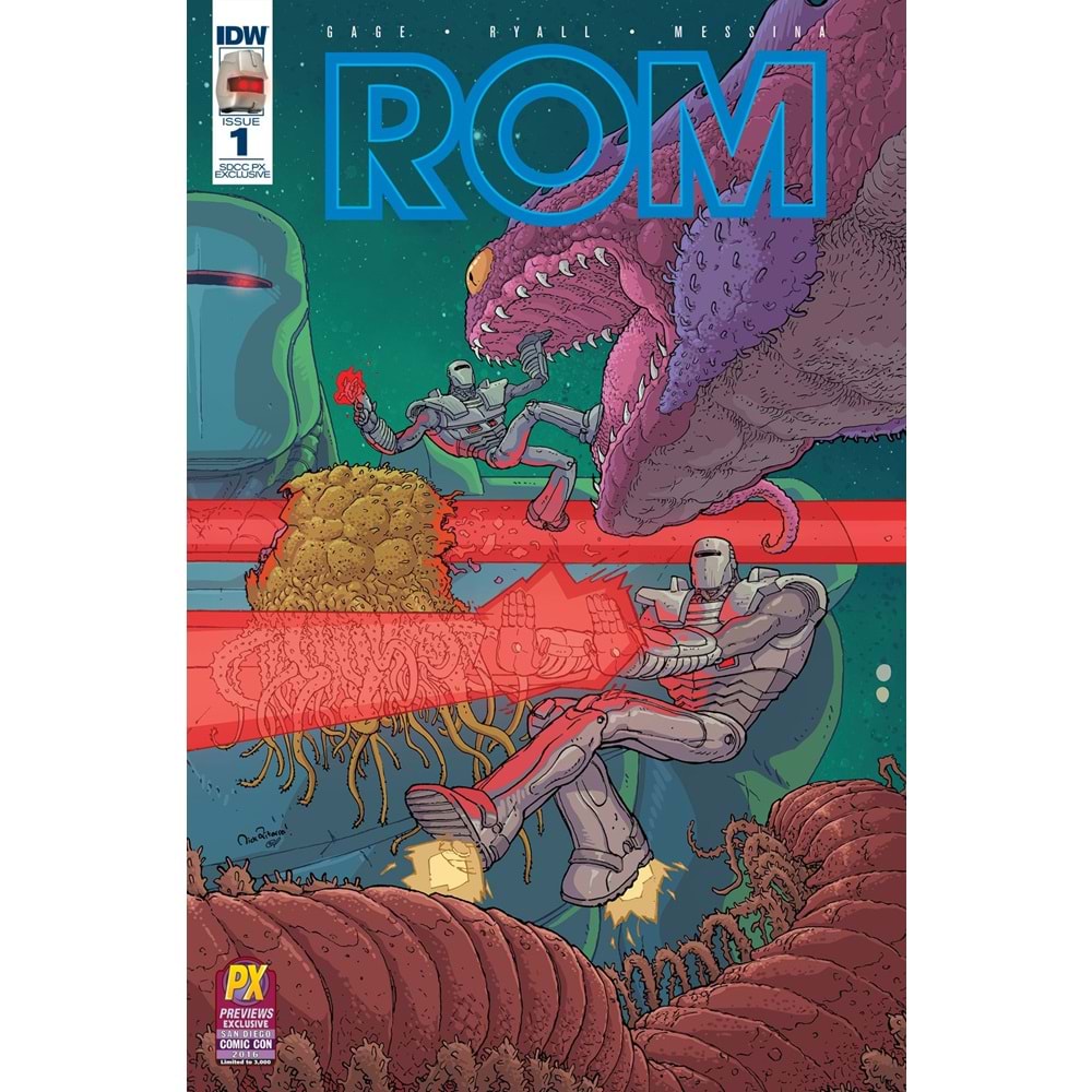 ROM (2016) # 1 SAN DIEGO COMIC CON DIAMOND EXCLUSIVE COVER A