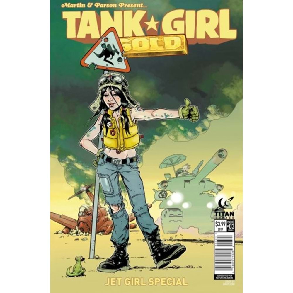 TANK GIRL GOLD # 3 COVER B PHILIP BOND