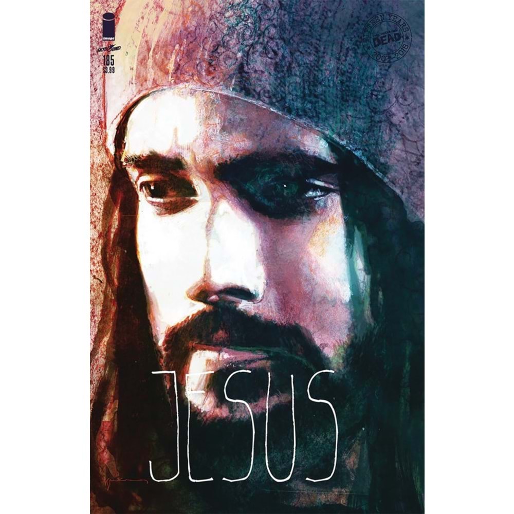 WALKING DEAD # 185 COVER B 15TH ANNIVERSARY VARIANT SIENKIEWICZ