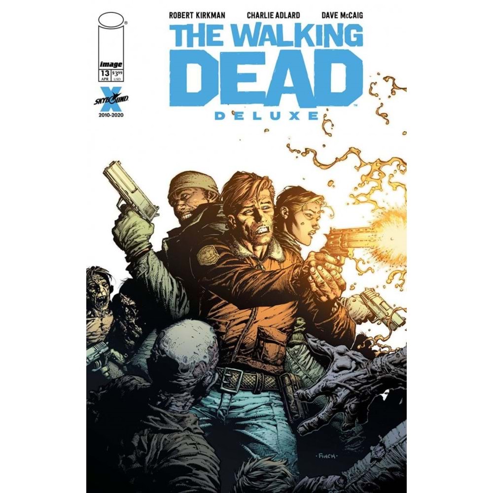 WALKING DEAD DELUXE # 13 COVER A FINCH & MCCAIG