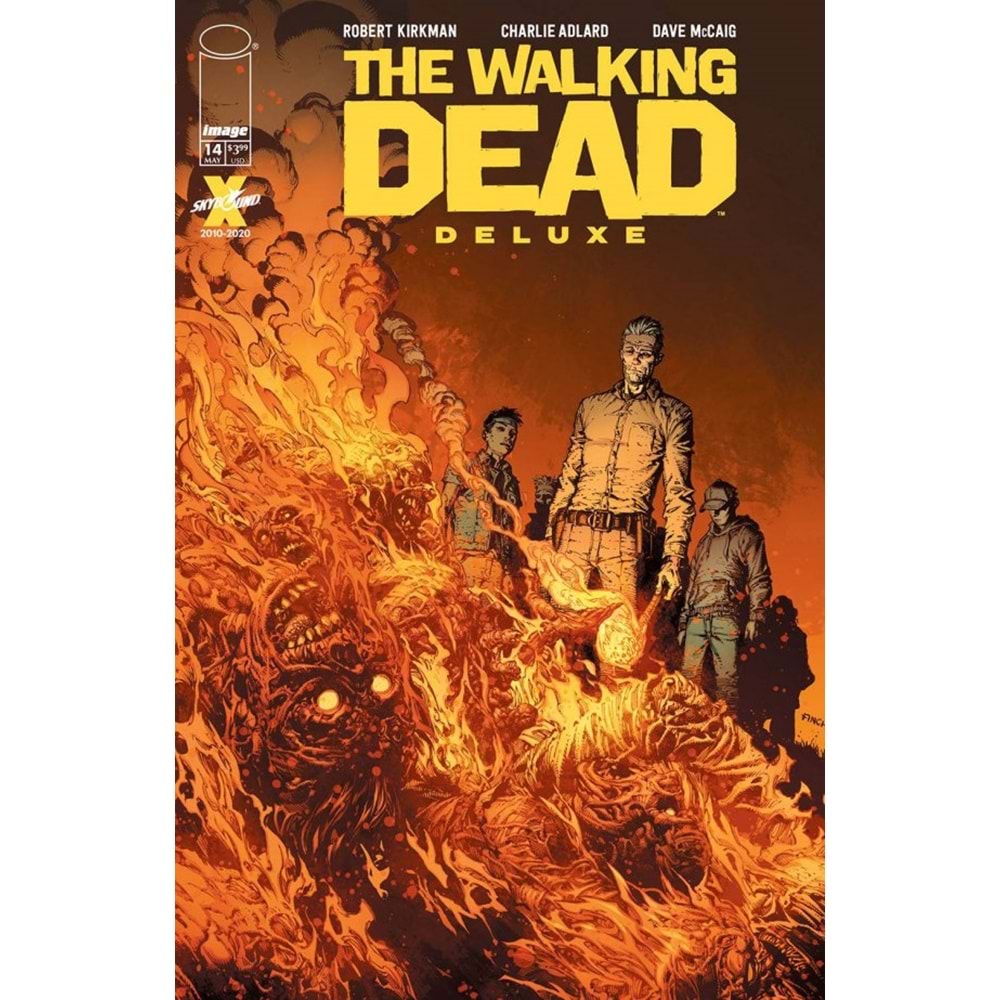 WALKING DEAD DELUXE # 14 COVER A FINCH & MCCAIG