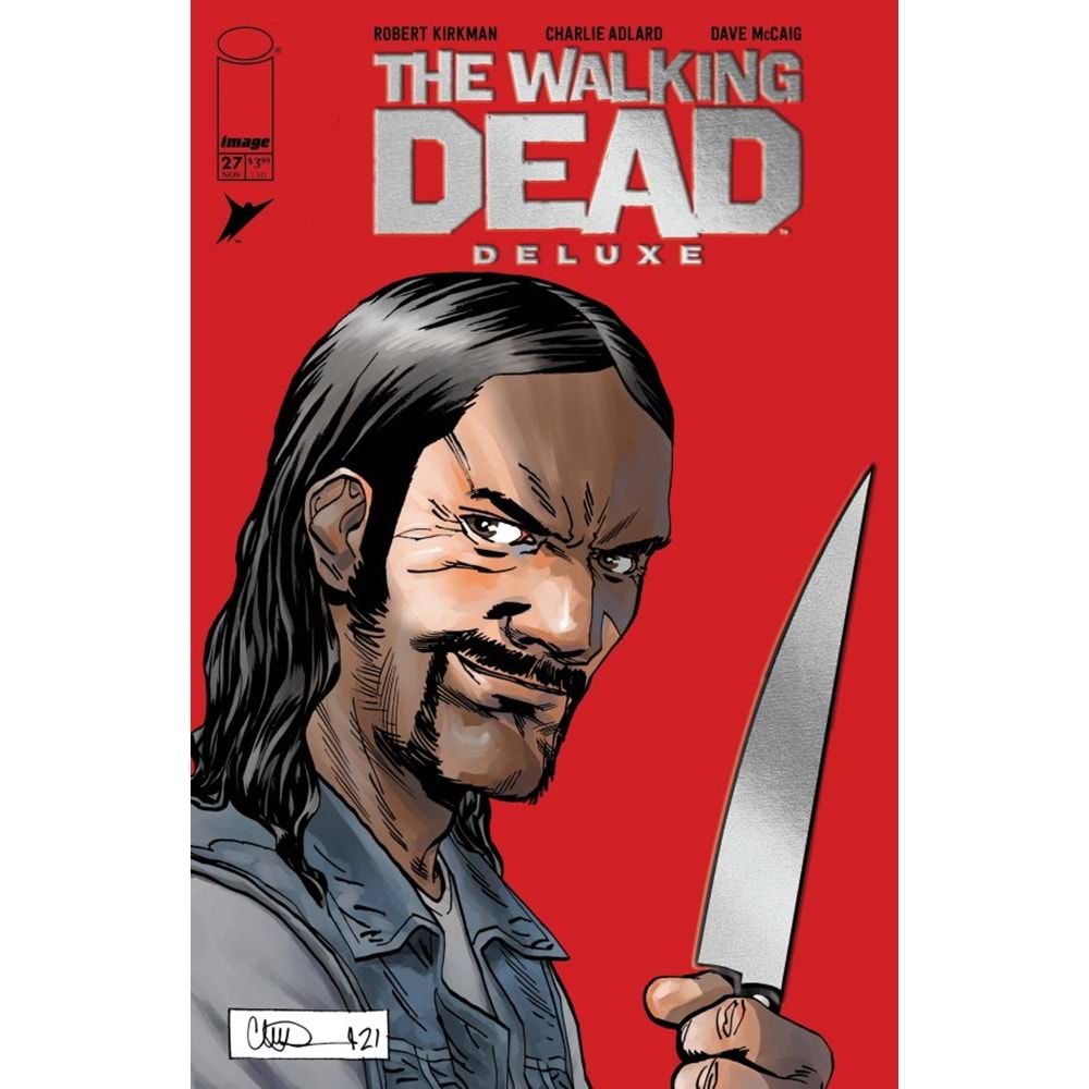 WALKING DEAD DELUXE # 27 COVER G LCSD 2021 ADLARD FOIL VARIANT