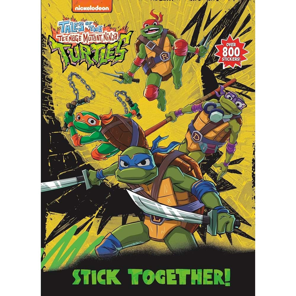 TALES OF THE TEENAGE MUTANT NINJA TURTLES STICK TOGETHER STICKER BOOK TPB