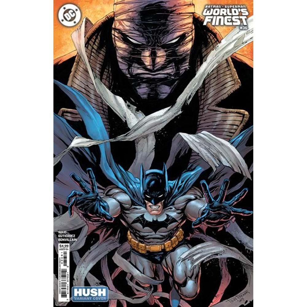 BATMAN SUPERMAN WORLDS FINEST (2022) # 36 COVER D TYLER KIRKHAM HUSH CARD STOCK VARIANT