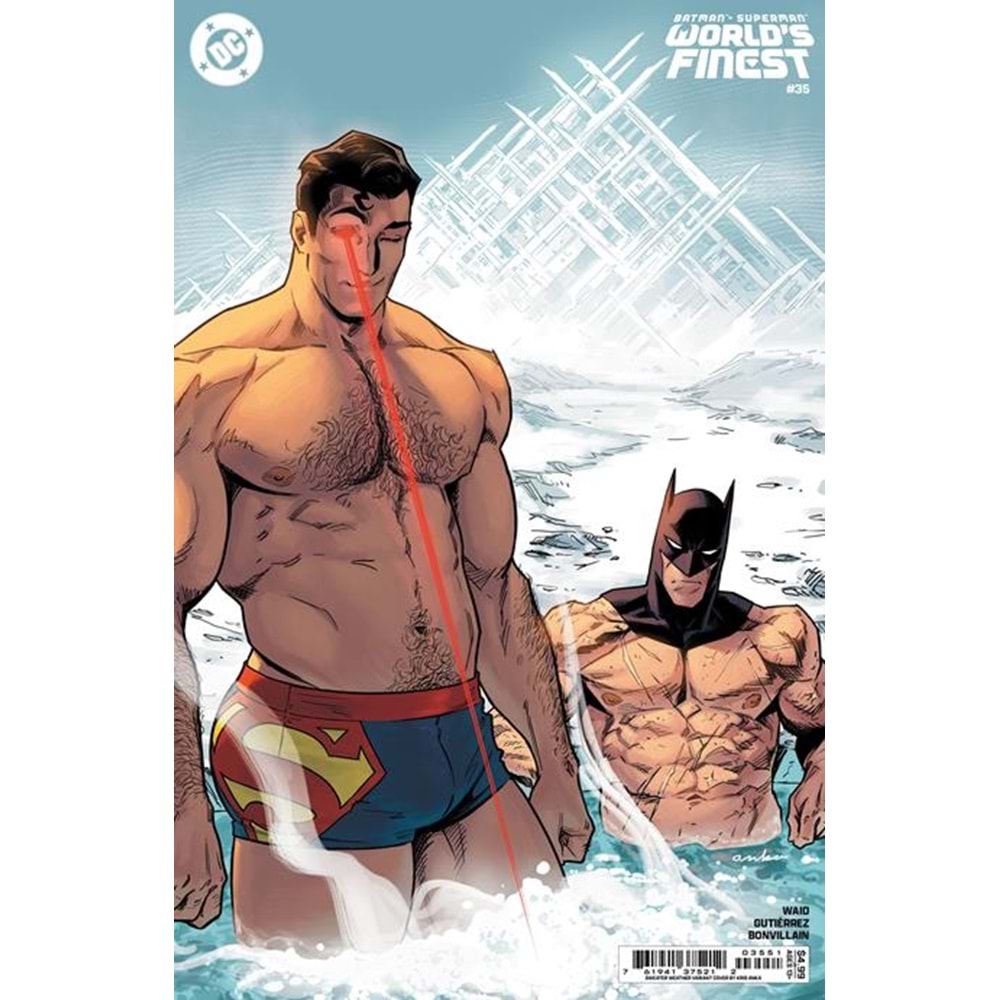 BATMAN SUPERMAN WORLDS FINEST (2022) # 35 COVER D KRIS ANKA SWEATER WEATHER CARD STOCK VARIANT