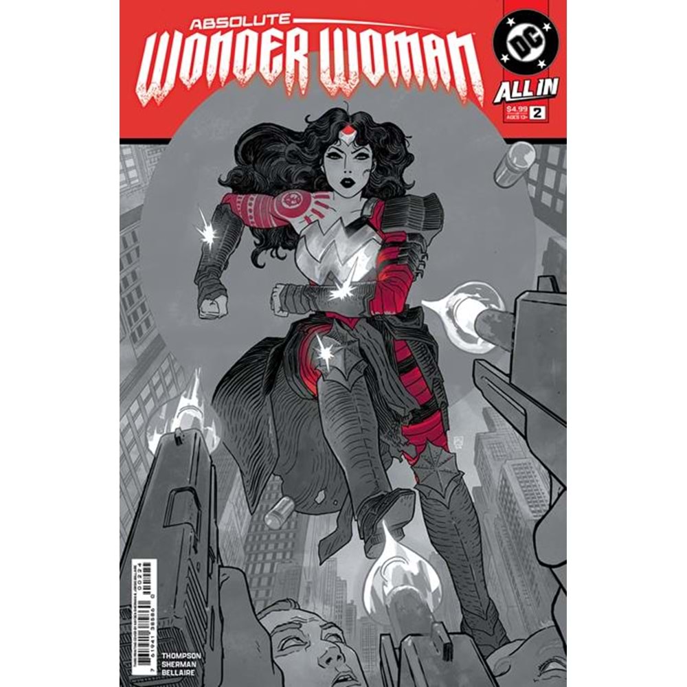 ABSOLUTE WONDER WOMAN # 2 THIRD PRINTING COVER A HAYDEN SHERMAN