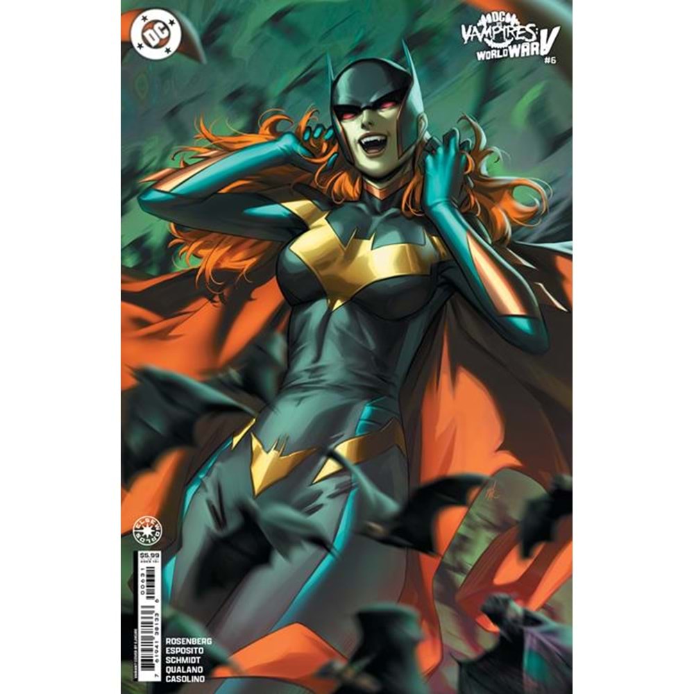 DC VS VAMPIRES WORLD WAR V # 6 (OF 12) COVER C EJIKURE CARD STOCK VARIANT