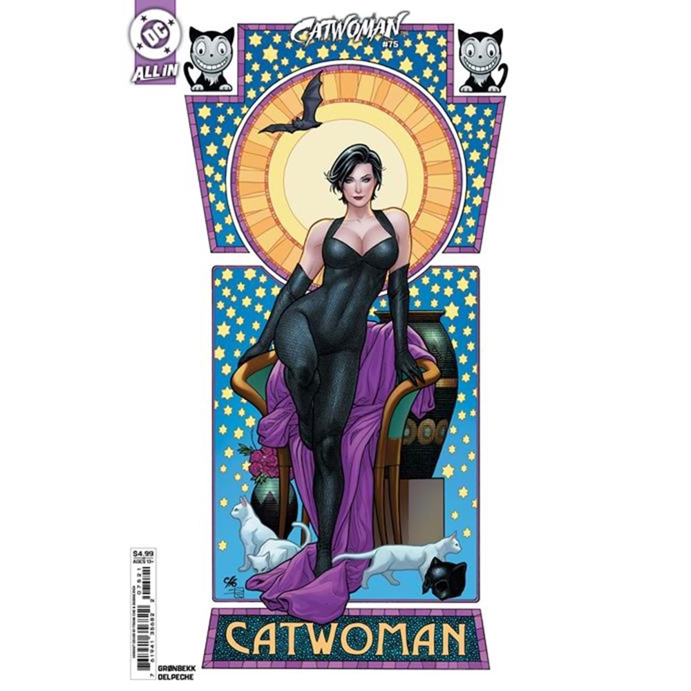 CATWOMAN (2018) # 75 COVER B FRANK CHO CARD STOCK VARIANT