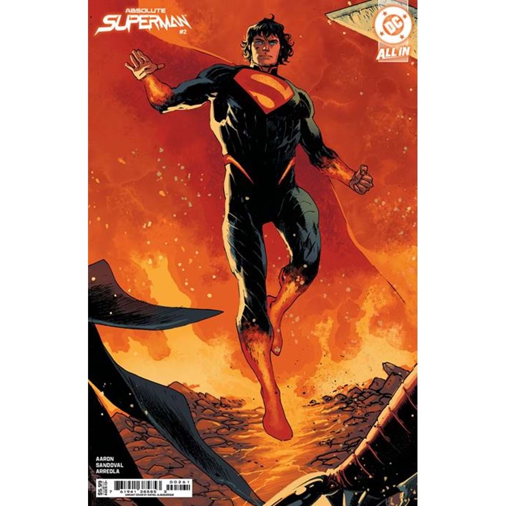 ABSOLUTE SUPERMAN # 2 COVER F RAFAEL ALBUQUERQUE CARD STOCK VARIANT