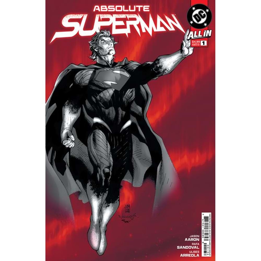ABSOLUTE SUPERMAN # 1 THIRD PRINTING COVER A JIM LEE