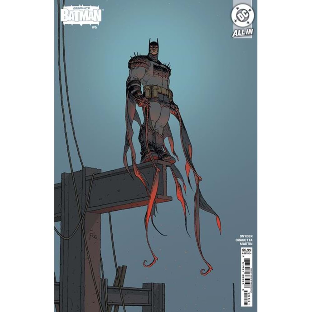 ABSOLUTE BATMAN # 6 COVER B FRANK QUITELY CARD STOCK VARIANT