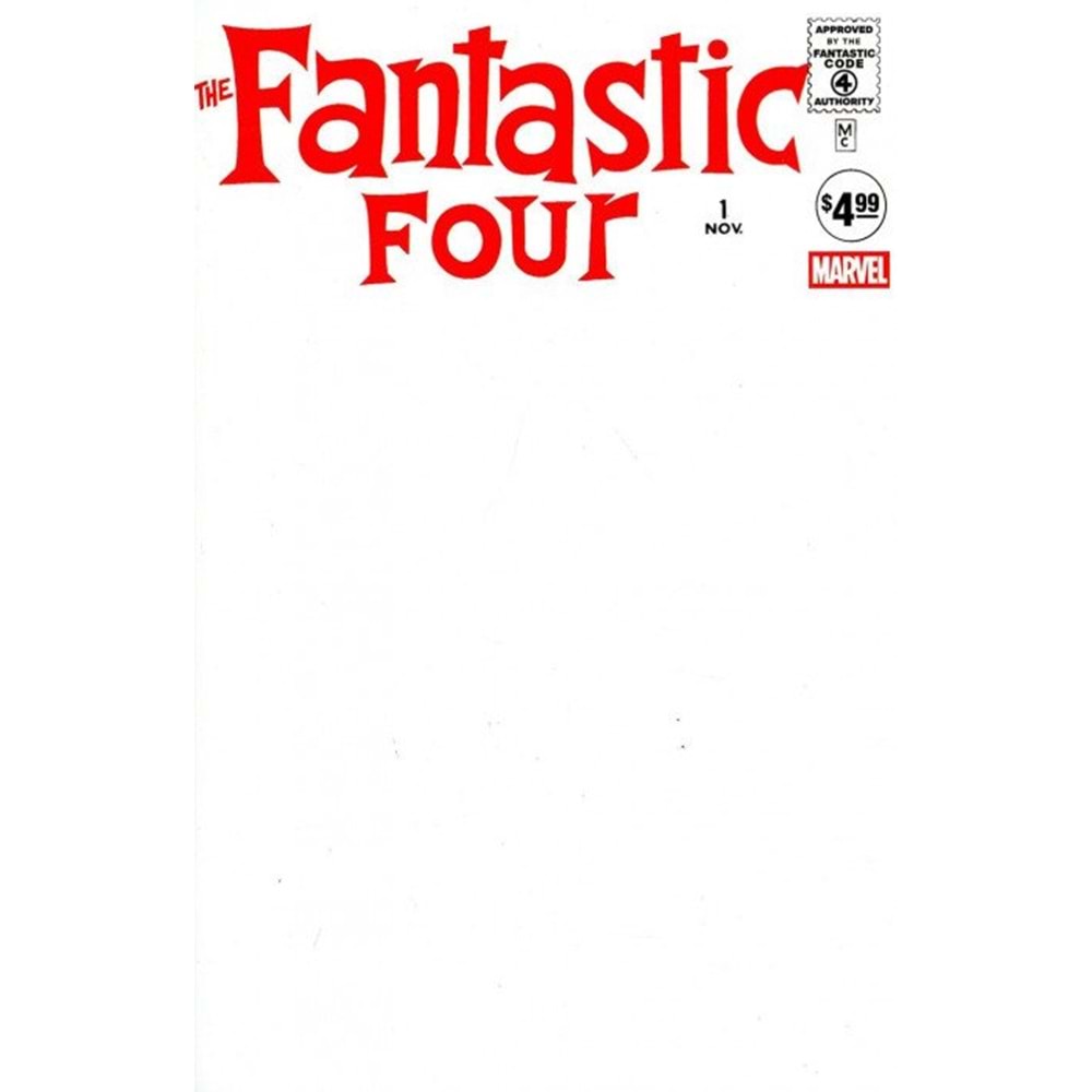 FANTASTIC FOUR # 1 FACSIMILE EDITION BLANK COVER VARIANT