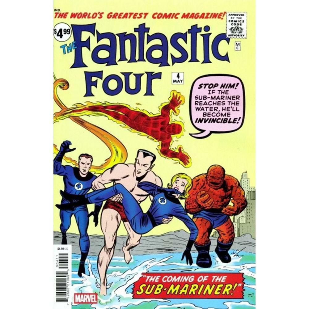 FANTASTIC FOUR # 4 FACSIMILE EDITION