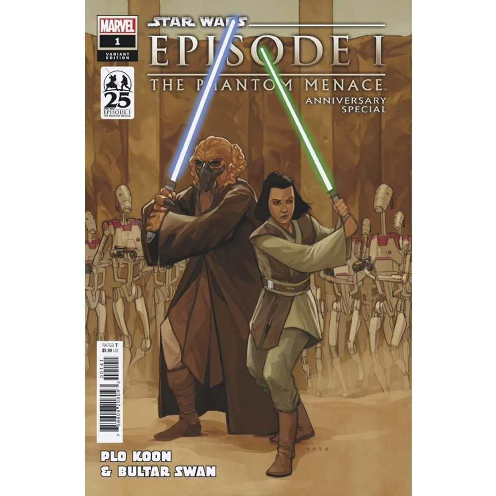 STAR WARS THE PHANTOM MENACE 25TH ANNIVERSARY SPECIAL #1 PHIL NOTO VARIANT