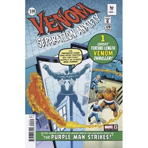 VENOM SEPARATION ANXIETY # 2 PAULO SIQUEIRA HOMAGE VARIANT