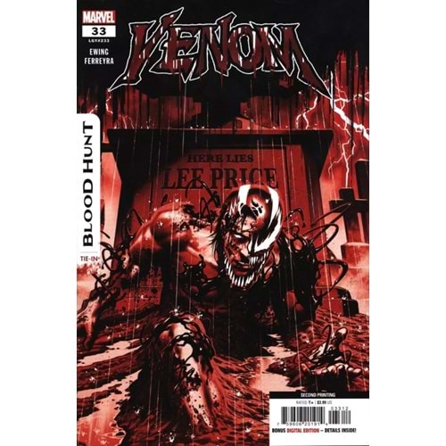VENOM (2021) # 33 SECOND PRINTING CAFU BLOOD SOAKED VARIANT