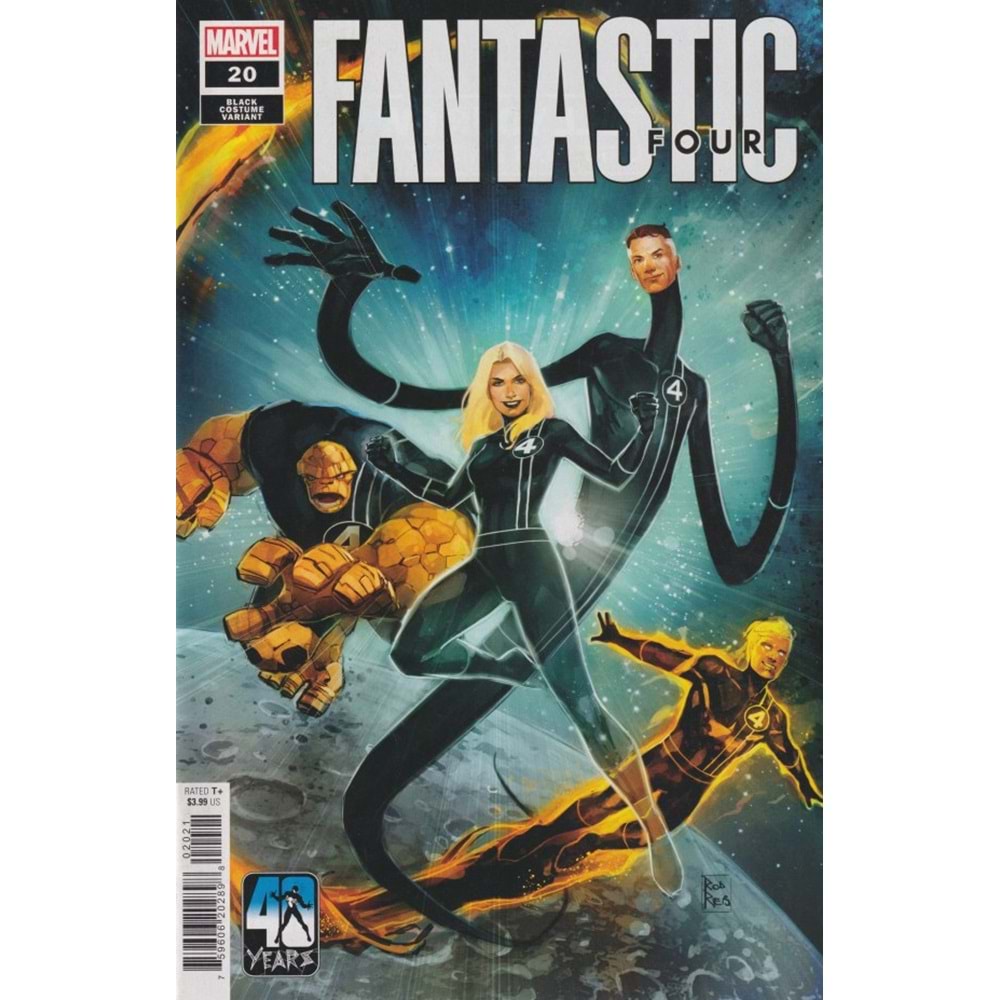 FANTASTIC FOUR (2022) # 20 ROD REIS BLACK COSTUME VARIANT