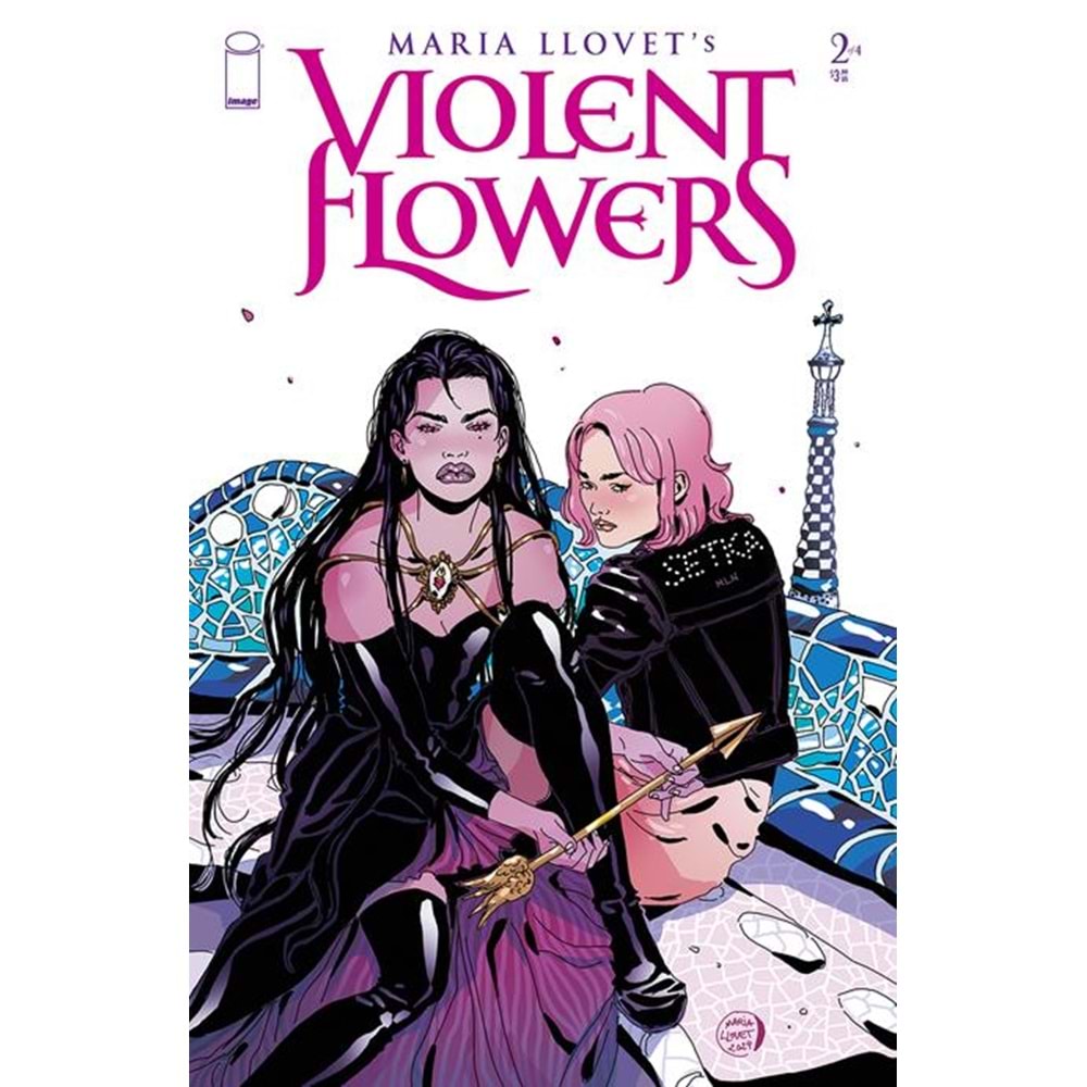 VIOLENT FLOWERS # 2 (OF 4) COVER A MARIA LLOVET