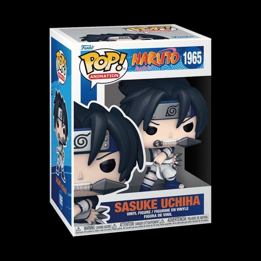 FUNKO POP NARUTO SASUKE UCHIHA WITH DEMON WIND SHURIKEN 1965