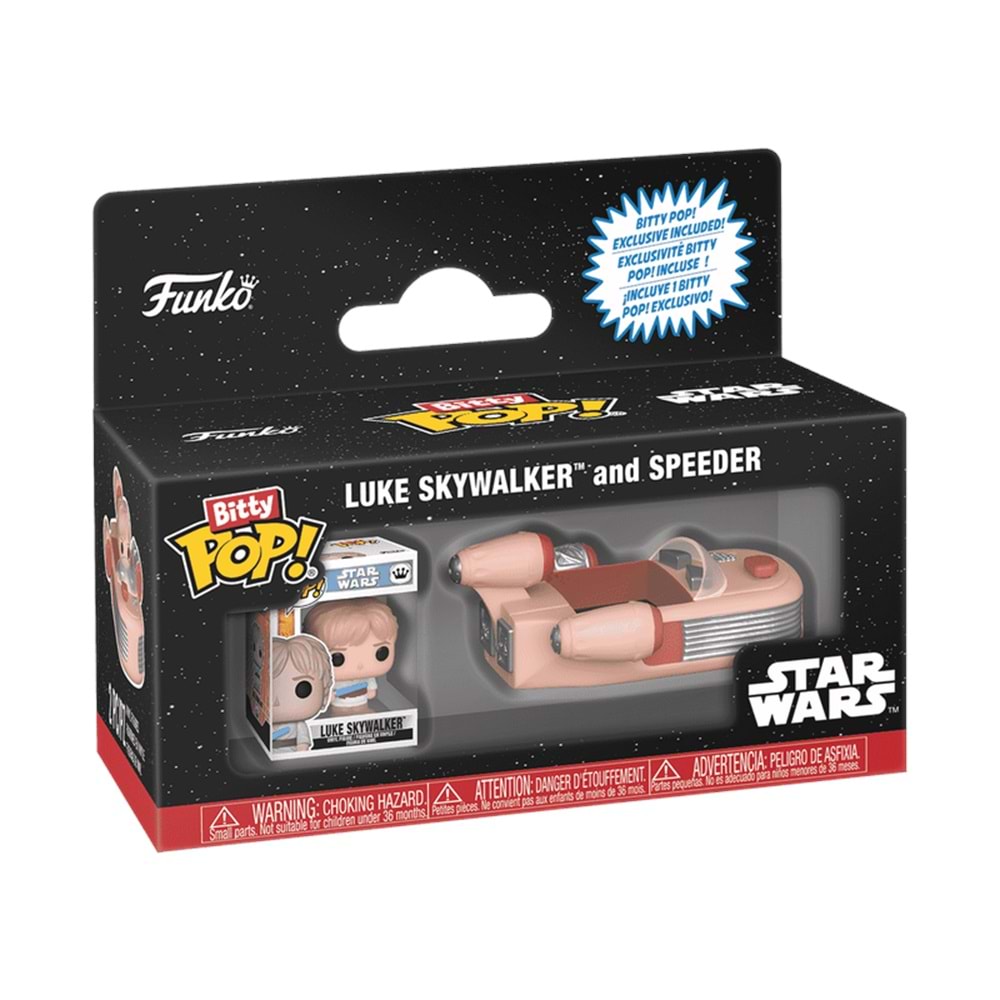 FUNKO BITTY POP STAR WARS LUKE SKYWALKER AND SPEEDER