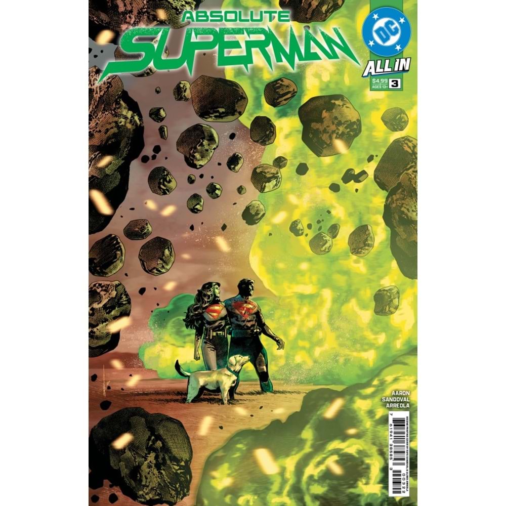 ABSOLUTE SUPERMAN # 3 SECOND PRINTING COVER A RAFA SANDOVAL