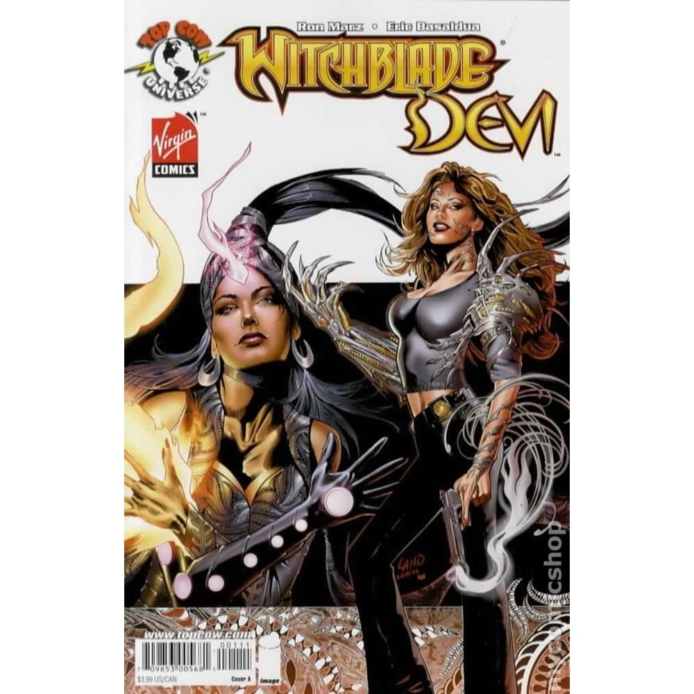 DEVI WITCHBLADE (2008 TOPCOW) #1 COVER A ERIC BASALDUA