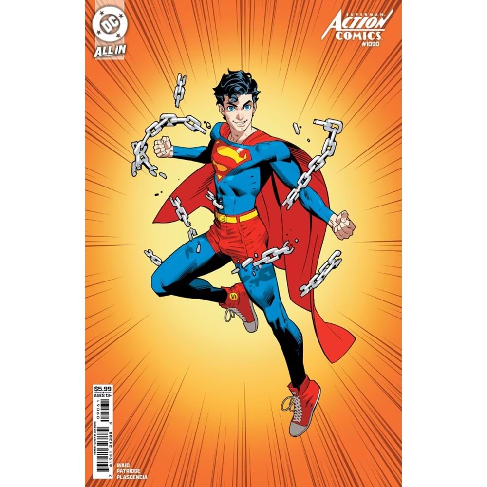 ACTION COMICS (2016) # 1090 COVER E DAN MORA CORNER BOX CARD STOCK VARIANT