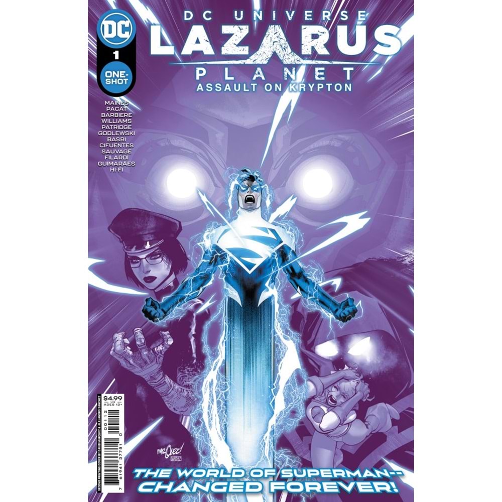 LAZARUS PLANET ASSAULT ON KRYPTON #1 (ONE-SHOT) COVER C NATHAN SZERDY CARD STOCK VARIANT