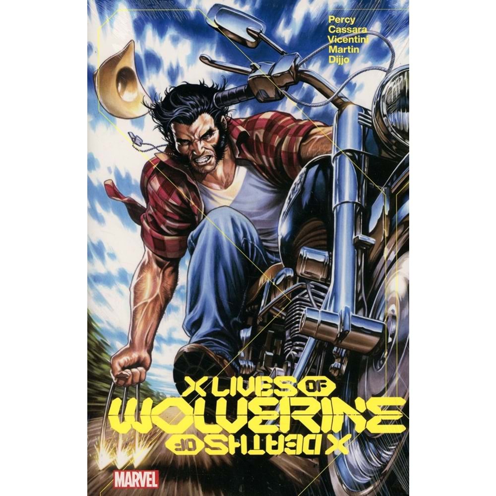X LIVES OF WOLVERINE/X DEATHS OF WOLVERINE HC BROOKS DM VARIANT