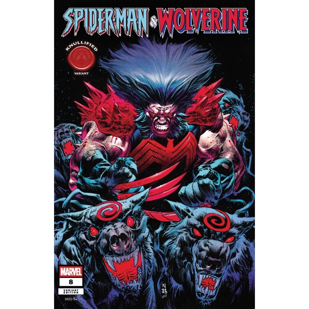 SPIDER-MAN AND WOLVERINE (2025) # 8 NIC KLEIN KNULLIFIED VARIANT
