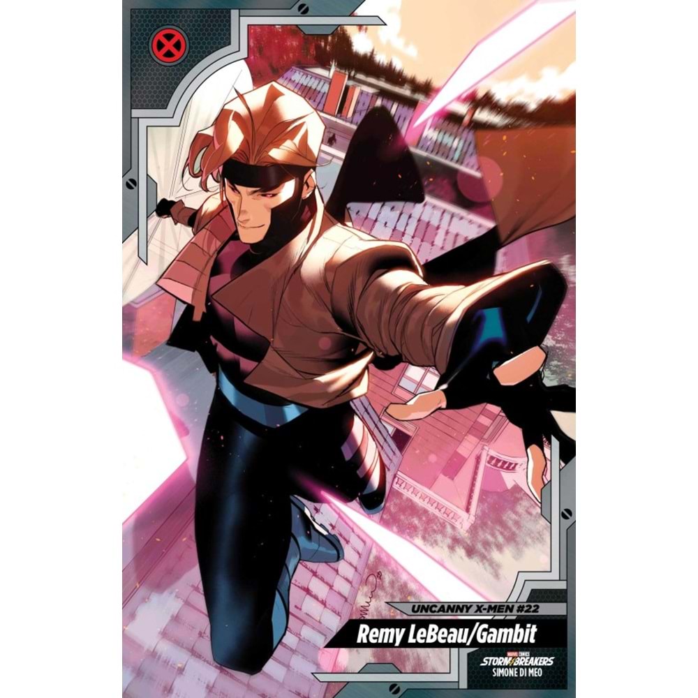 UNCANNY X-MEN (2024) # 22 SIMONE DI MEO X-MEN TRADING CARD VARIANT