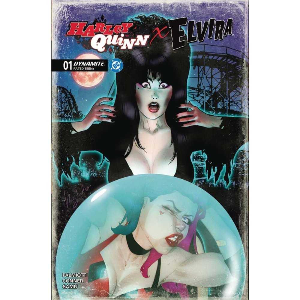 HARLEY QUINN X ELVIRA #1 COVER D BEN CALDWELL VARIANT